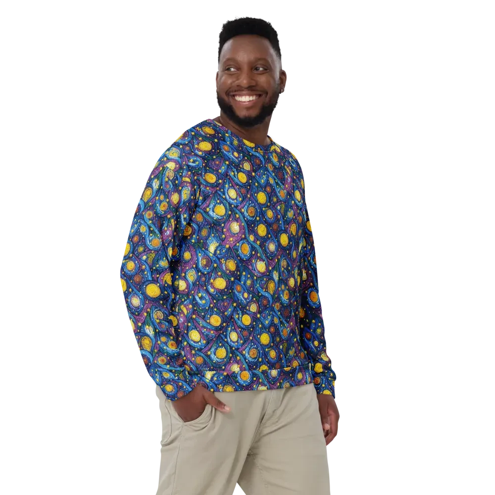 Cosmic Whirlpool on Sweatshirt — Front