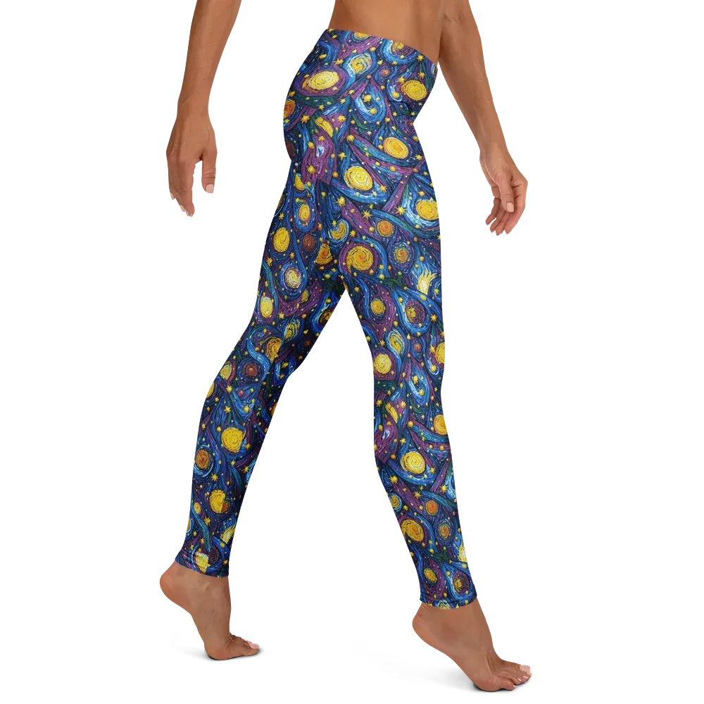 Cosmic Whirlpool on Leggings — Right