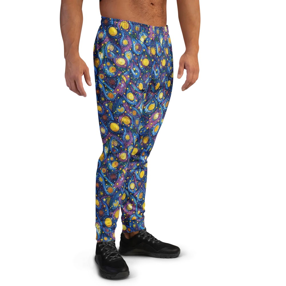 Cosmic Whirlpool on Men's Joggers — Right