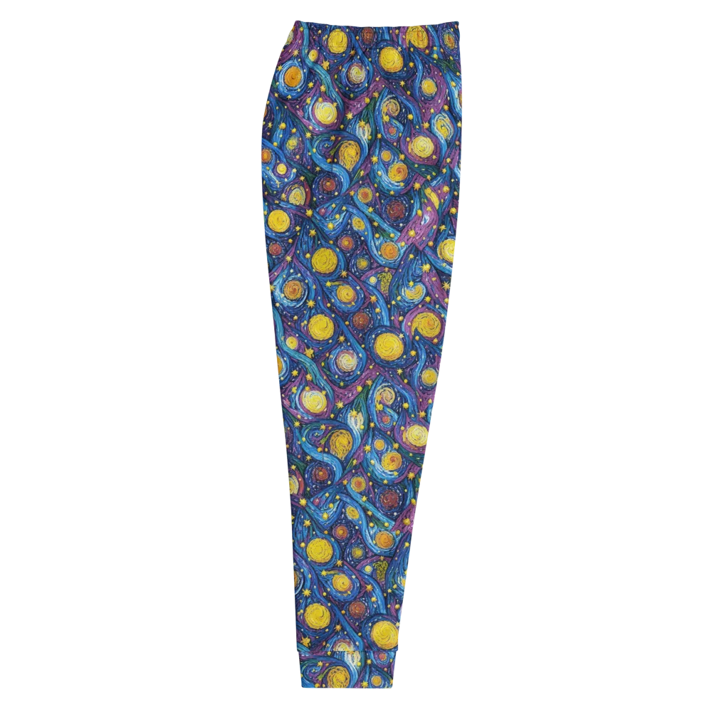 Cosmic Whirlpool on Men's Joggers — Right