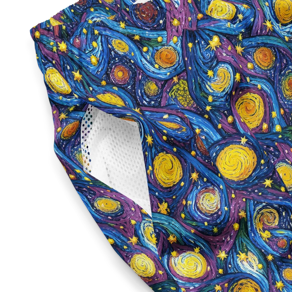 Cosmic Whirlpool on Swim Trunks — Product details 2