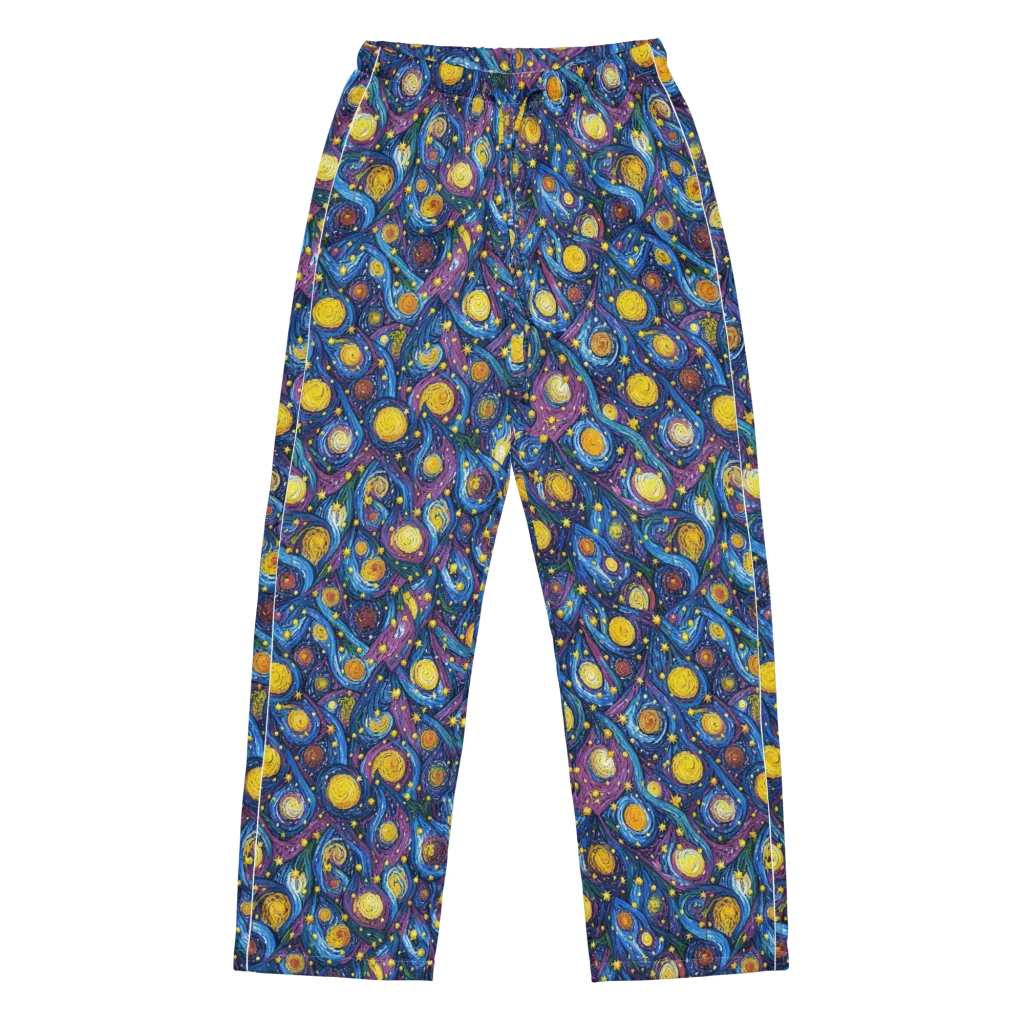Cosmic Whirlpool on Women's Pajama Pants — Front