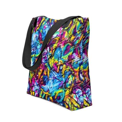 Fuchsia Voltage on a Tote Bag