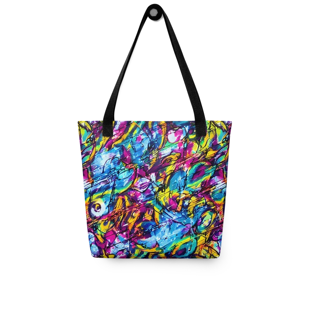 Fuchsia Voltage on Tote Bag — Front