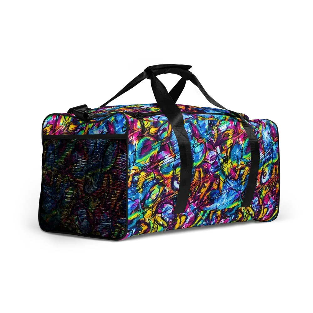 Fuchsia Voltage on Duffle Bag — Right Front