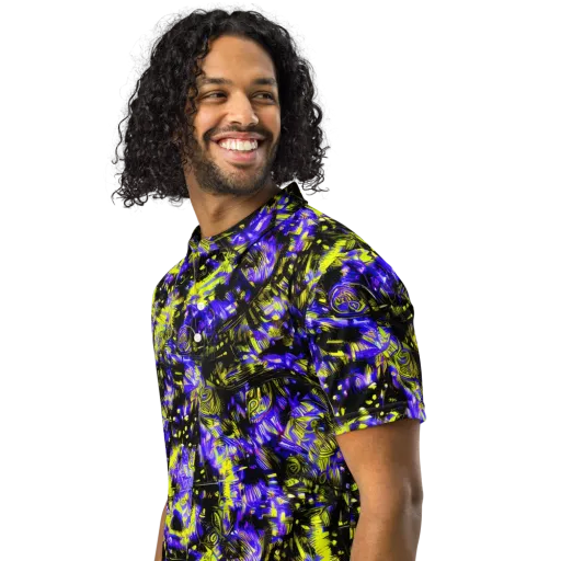Acid Voltage on a Men's Slim Fit Polo Shirt