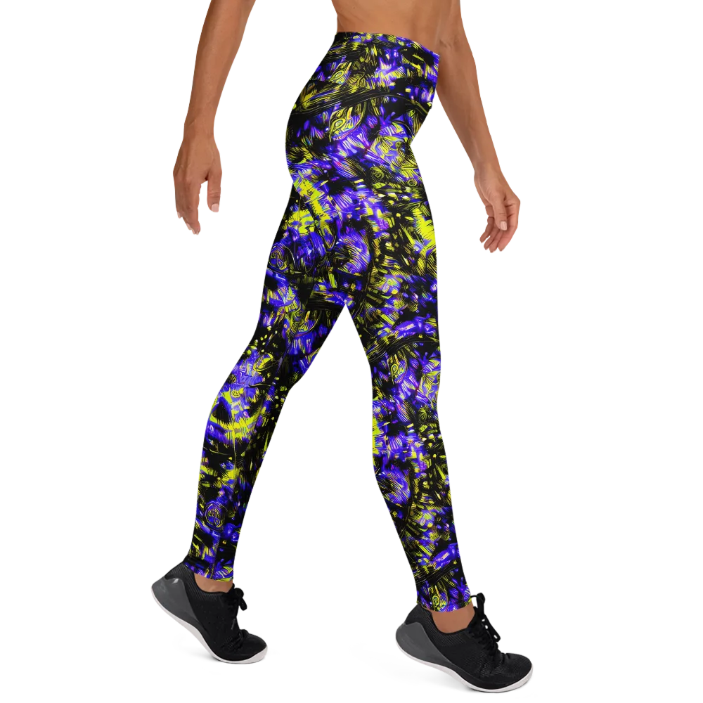 Acid Voltage on Yoga Leggings — Right