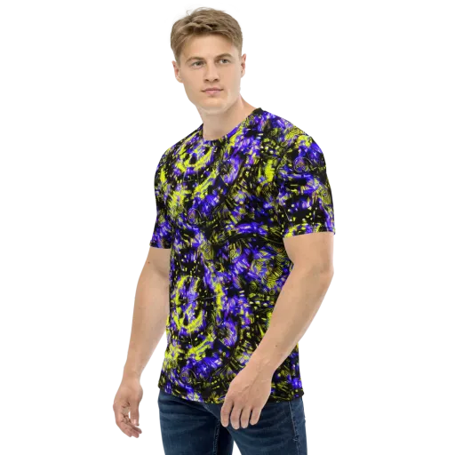 Acid Voltage on a Men's Crew Neck T-Shirt