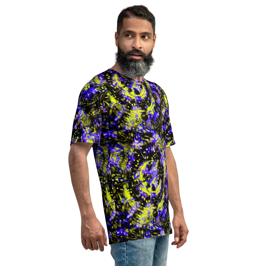 Acid Voltage on Men's Crew Neck T-Shirt — Right
