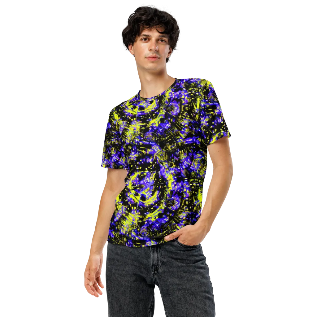 Acid Voltage on Men's Crew Neck T-Shirt — Front