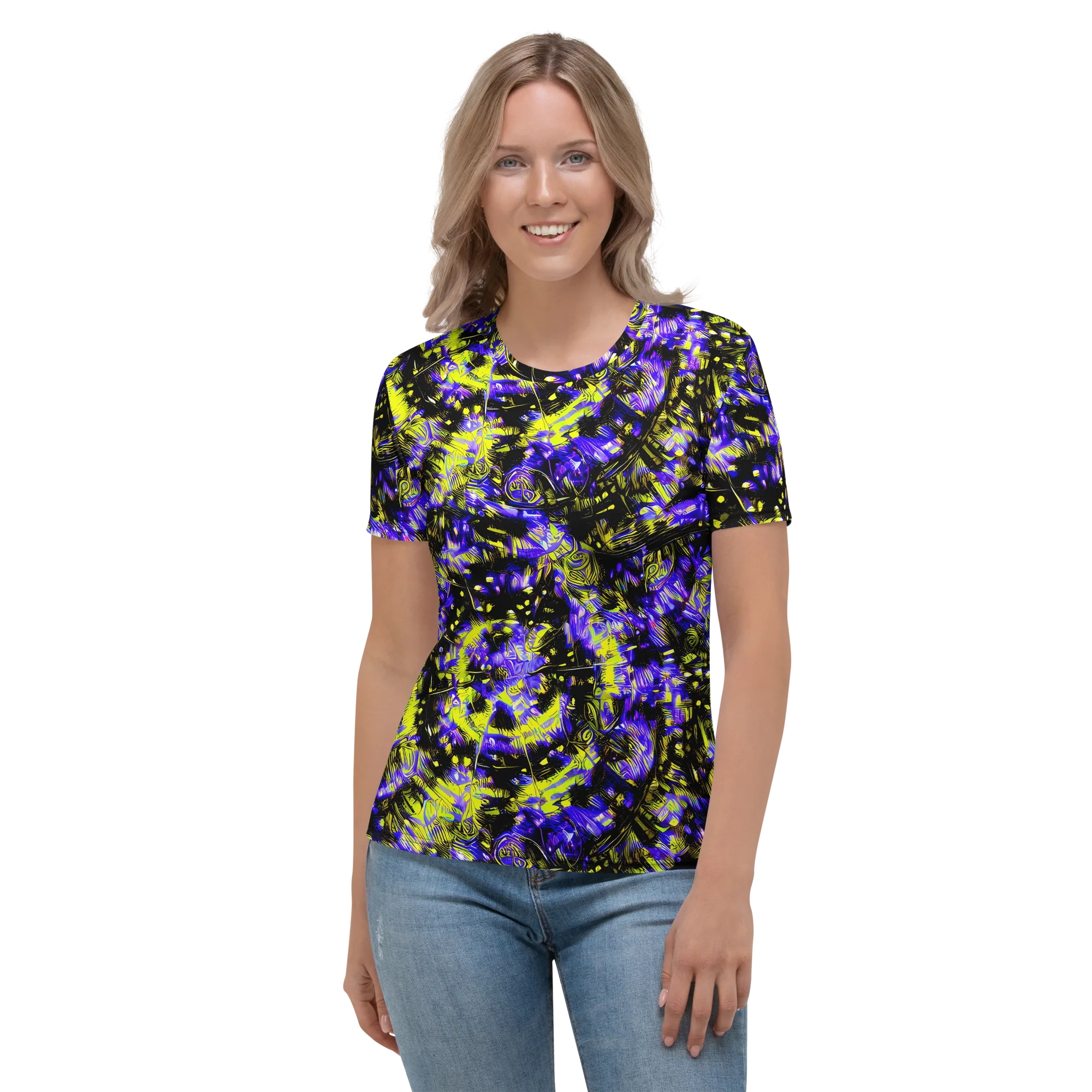 Acid Voltage on Women's Crew Neck T-Shirt — Front
