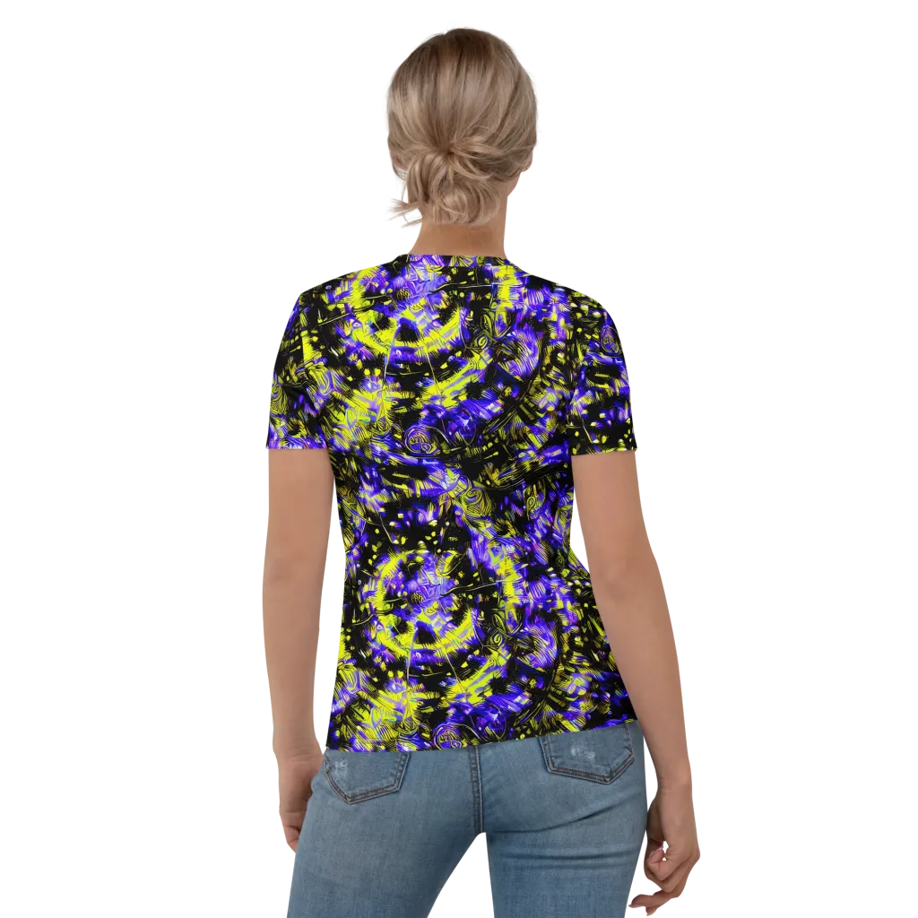 Acid Voltage on Women's Crew Neck T-Shirt — Back