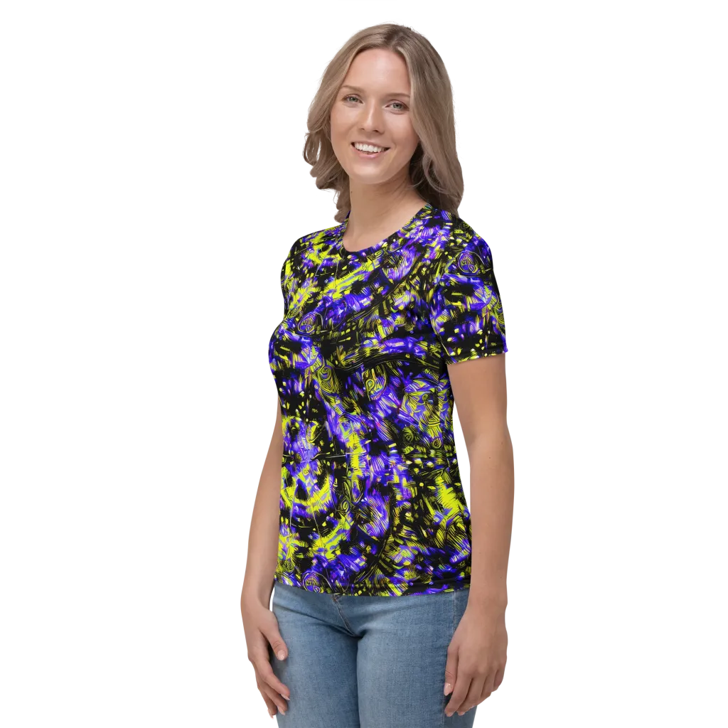 Acid Voltage on Women's Crew Neck T-Shirt — Left