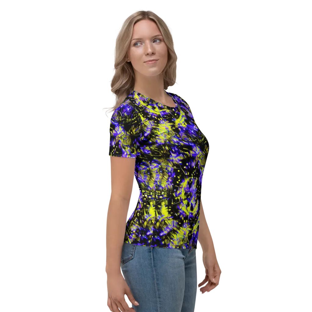 Acid Voltage on Women's Crew Neck T-Shirt — Right
