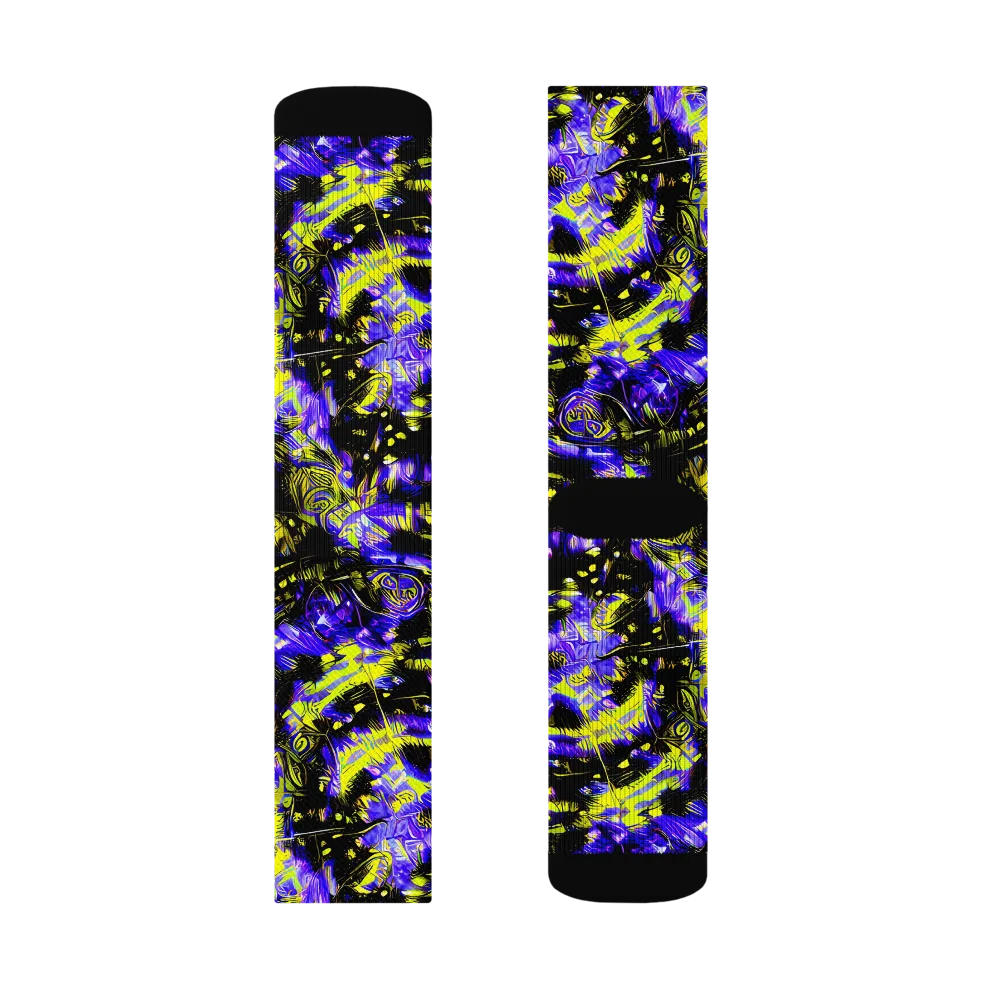 Acid Voltage on Socks — Left Sock