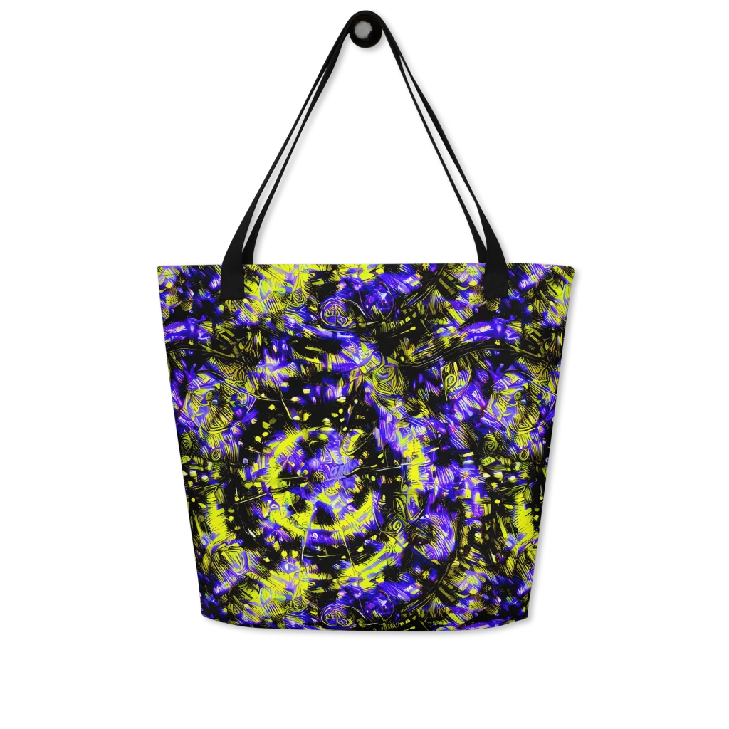 Acid Voltage on Large Tote Bag W/ Pocket — Front