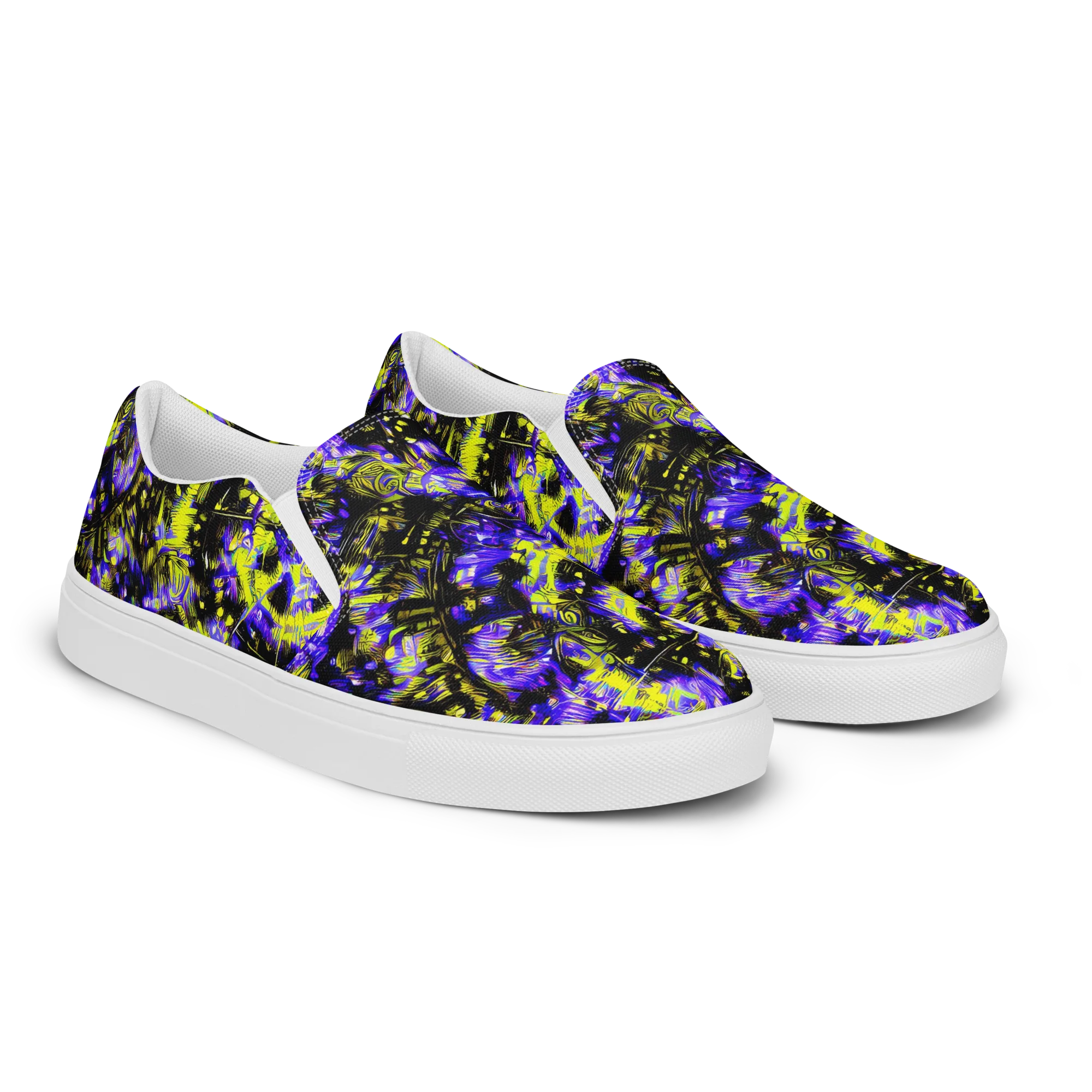 Acid Voltage on Women's Slip-On Canvas Shoes — Right Front