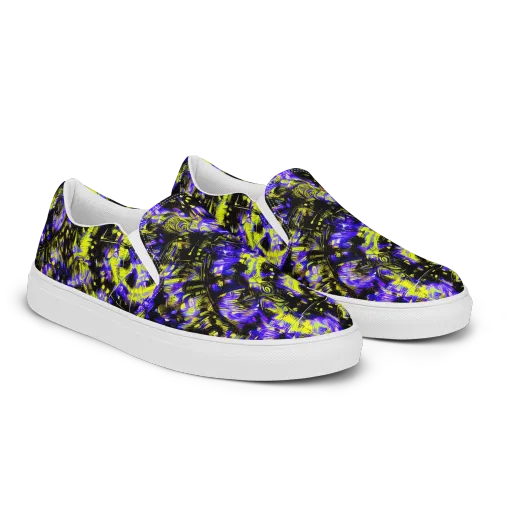 Acid Voltage on a Women's Slip-On Canvas Shoes
