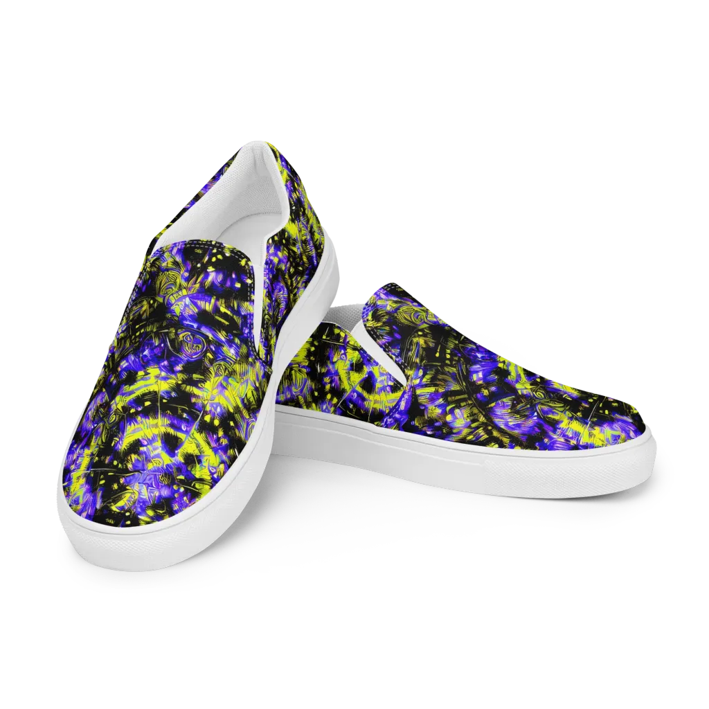 Acid Voltage on Women's Slip-On Canvas Shoes — Left Front