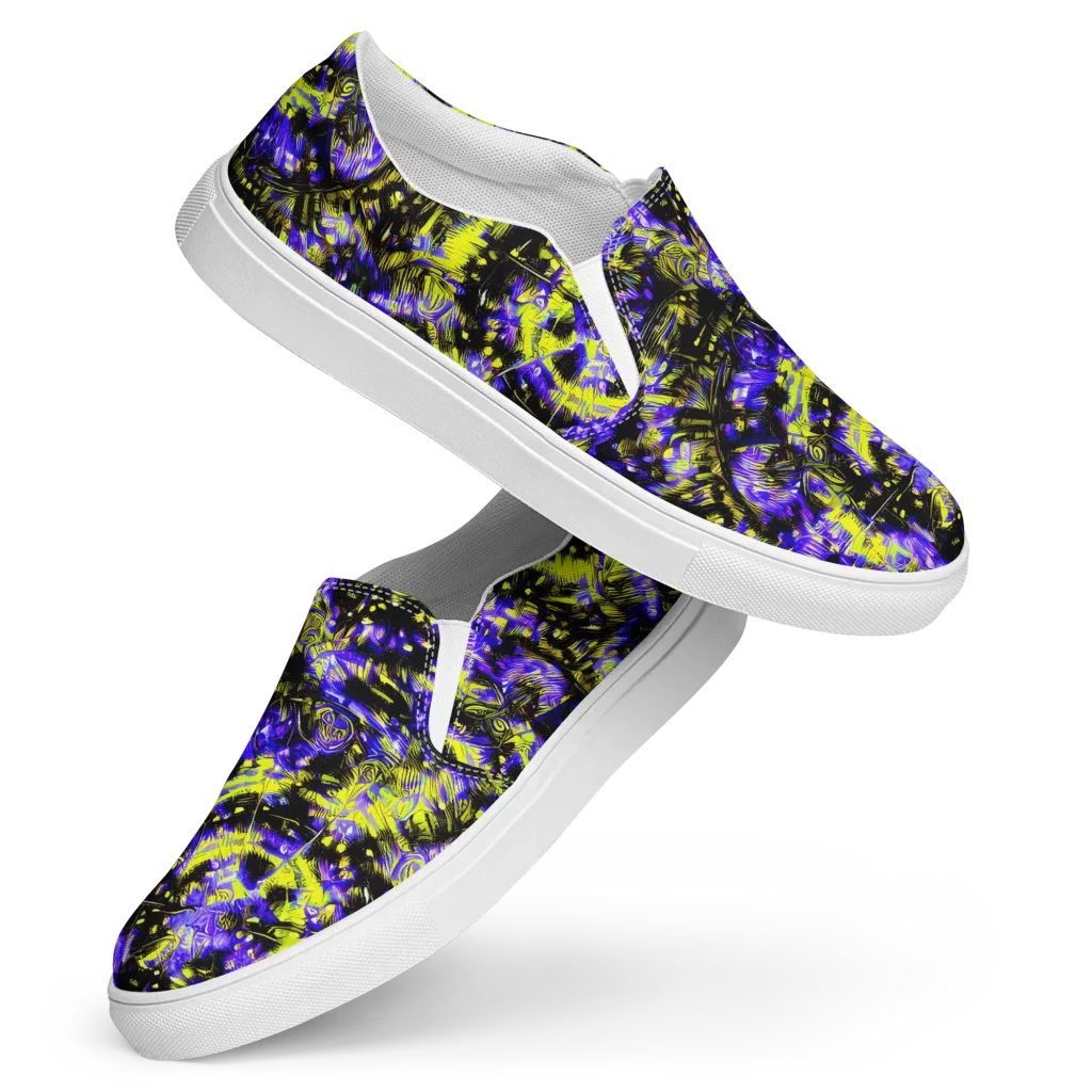 Acid Voltage on Women's Slip-On Canvas Shoes — Front