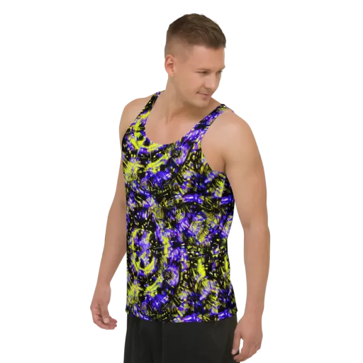 Acid Voltage on a Men's Tank Top