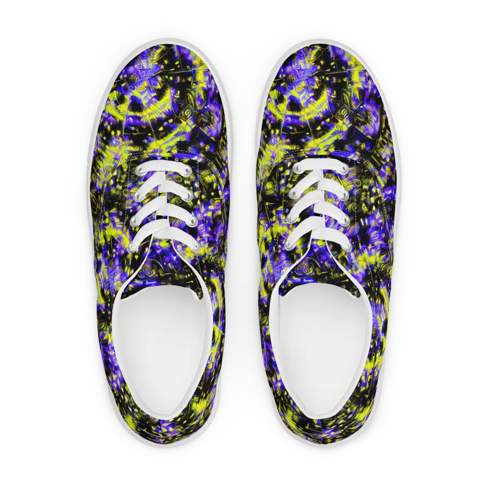 Acid Voltage on Men's Lace-Up Canvas Shoes — Front