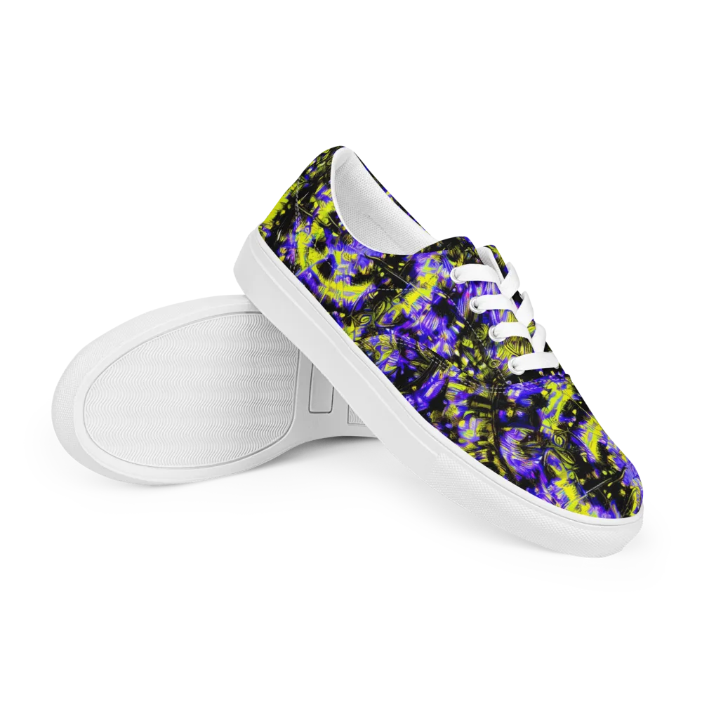 Acid Voltage on Men's Lace-Up Canvas Shoes — Right Front
