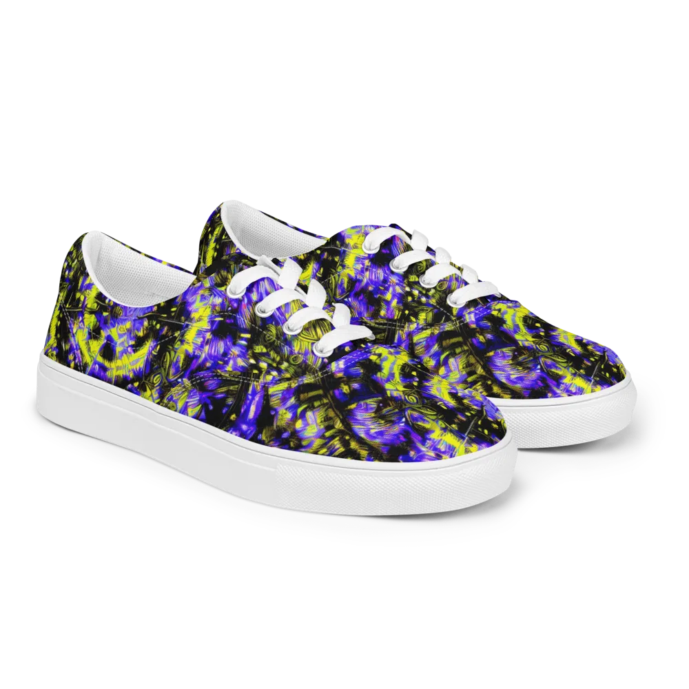 Acid Voltage on Men's Lace-Up Canvas Shoes — Right Front