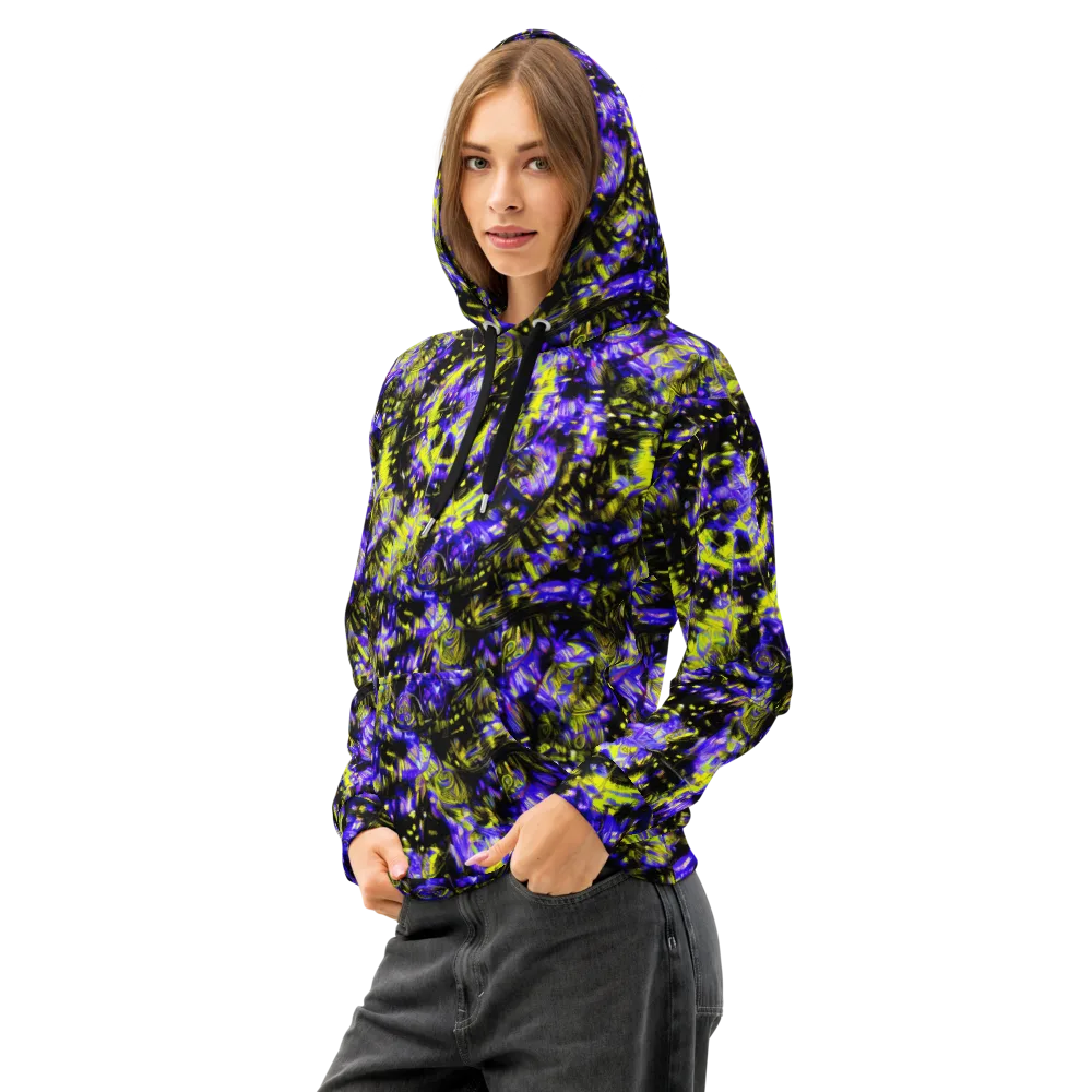 Acid Voltage on Cotton Hoodie — Left Front