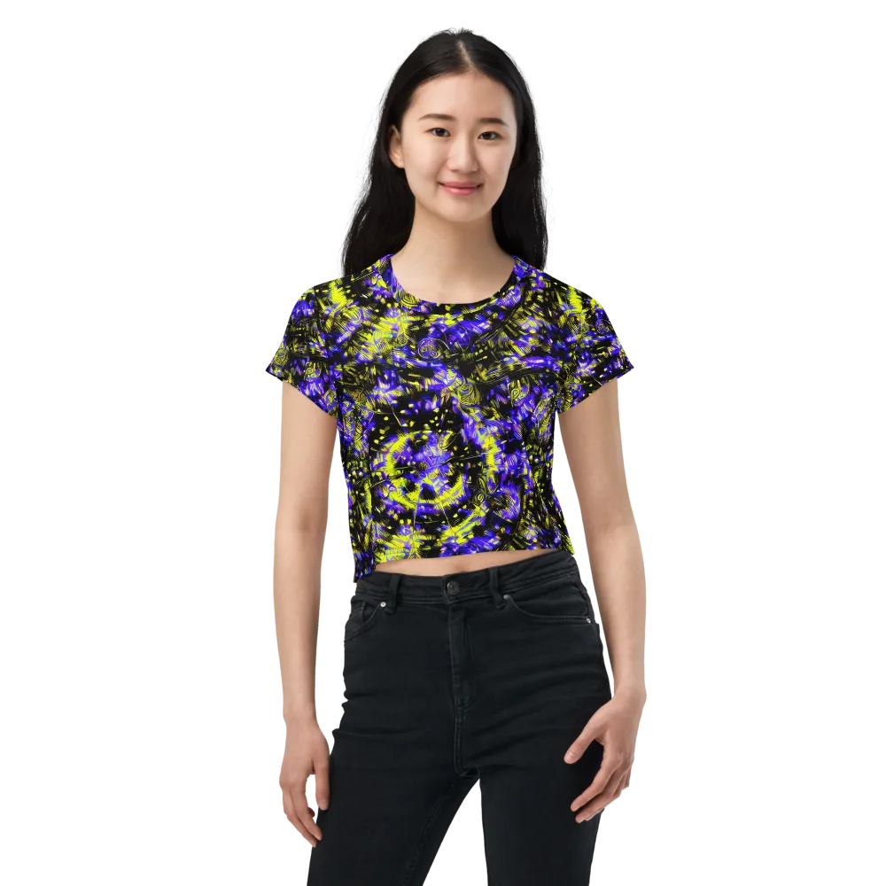 Acid Voltage on Crop Tee — Front