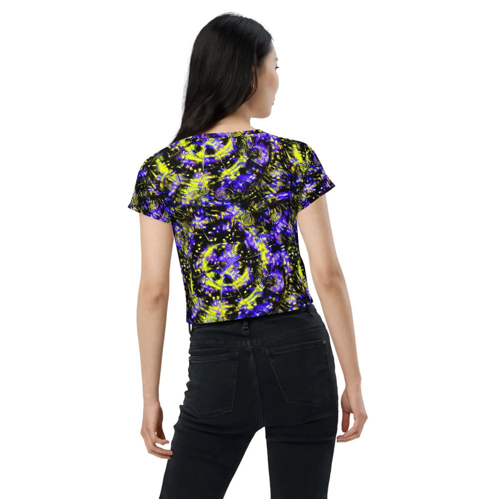 Acid Voltage on Crop Tee — Back