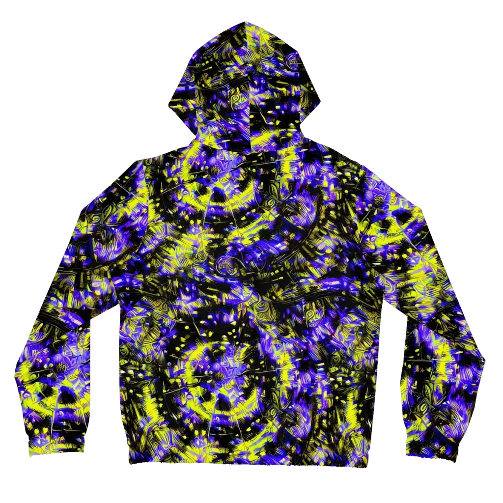 Acid Voltage on Women's Full-Zip Hoodie — Back