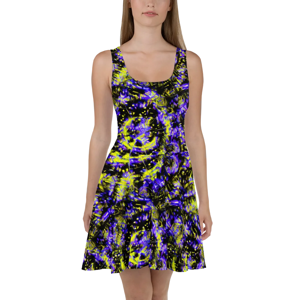 Acid Voltage on Skater Dress — Front