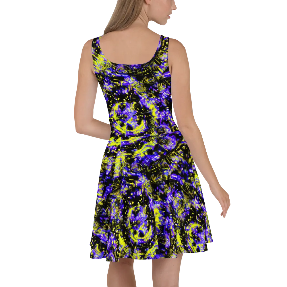 Acid Voltage on Skater Dress — Back