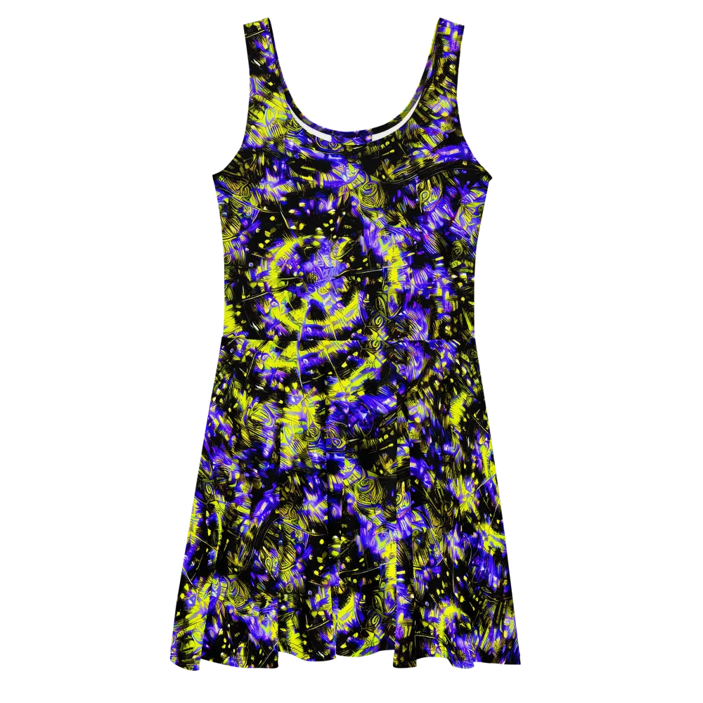 Acid Voltage on Skater Dress — Front