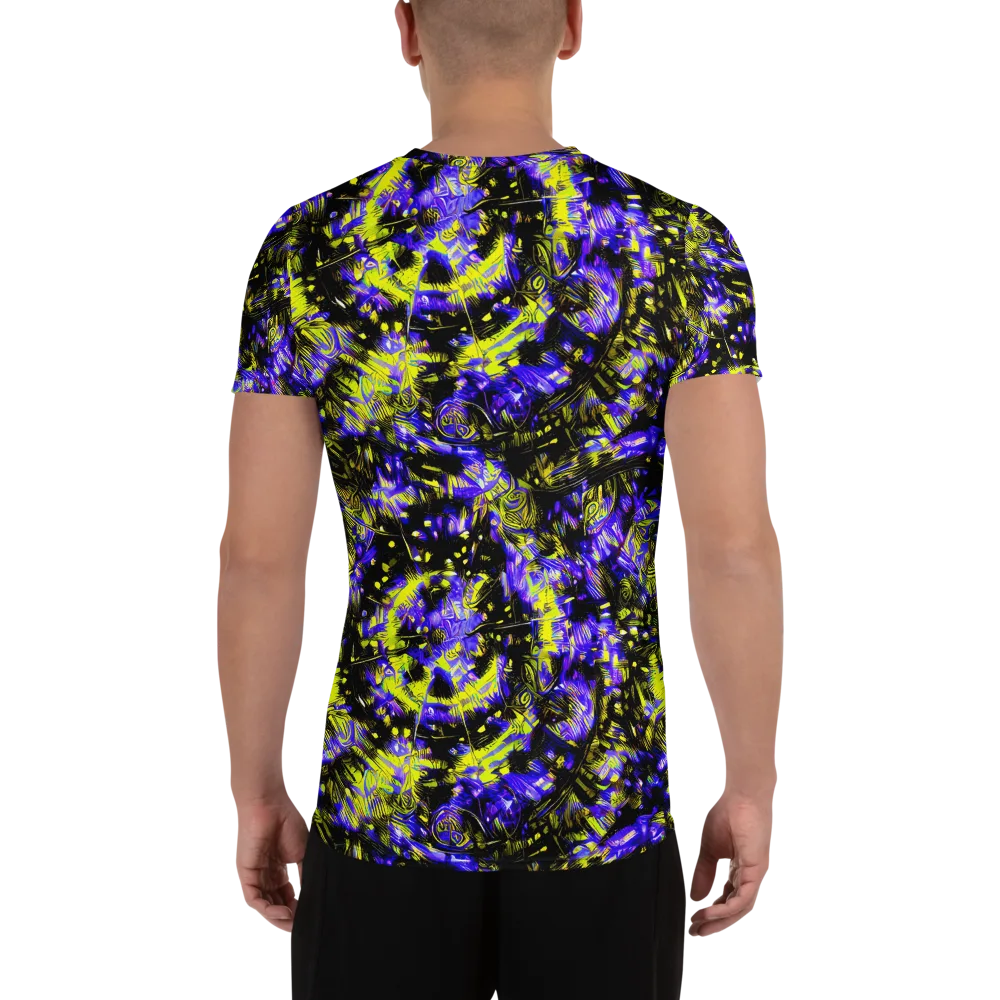 Acid Voltage on Men's Athletic T-Shirt — Back