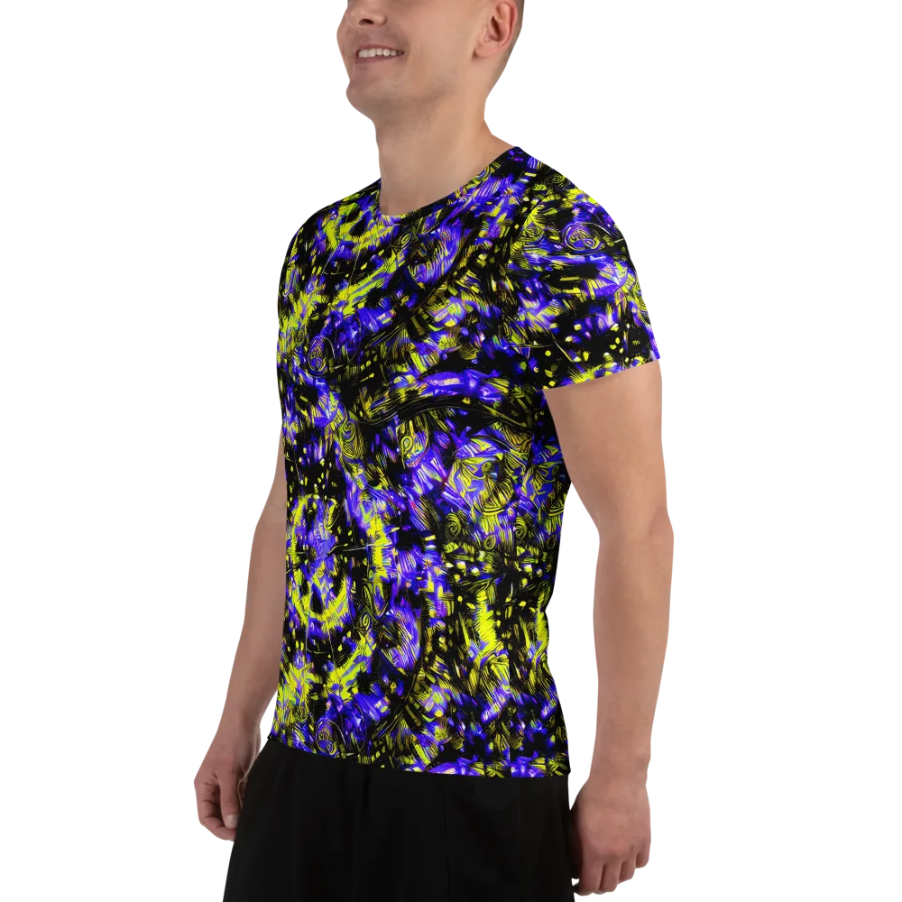 Acid Voltage on Men's Athletic T-Shirt — Left