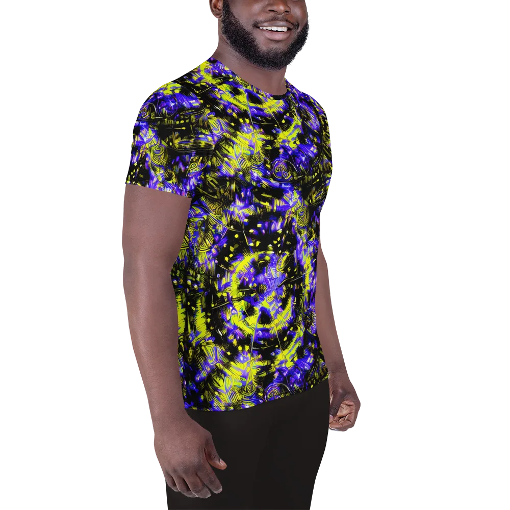 Acid Voltage on Men's Athletic T-Shirt — Right