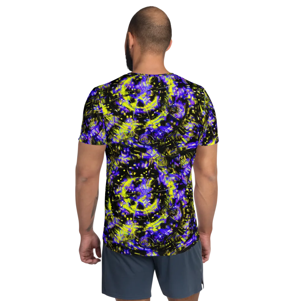 Acid Voltage on Men's Athletic T-Shirt — Back