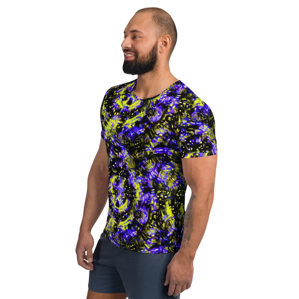 Acid Voltage on Men's Athletic T-Shirt — Left