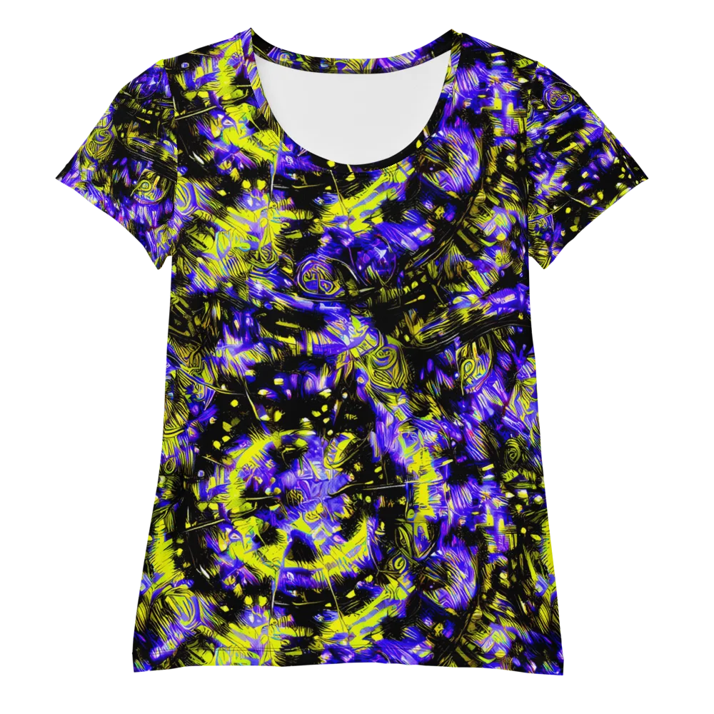 Acid Voltage on Women's Athletic T-Shirt — Front
