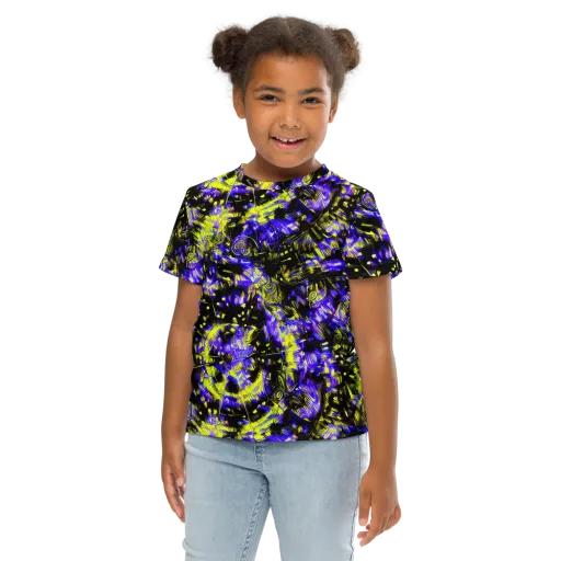 Acid Voltage on a Kids Crew Neck T-Shirt