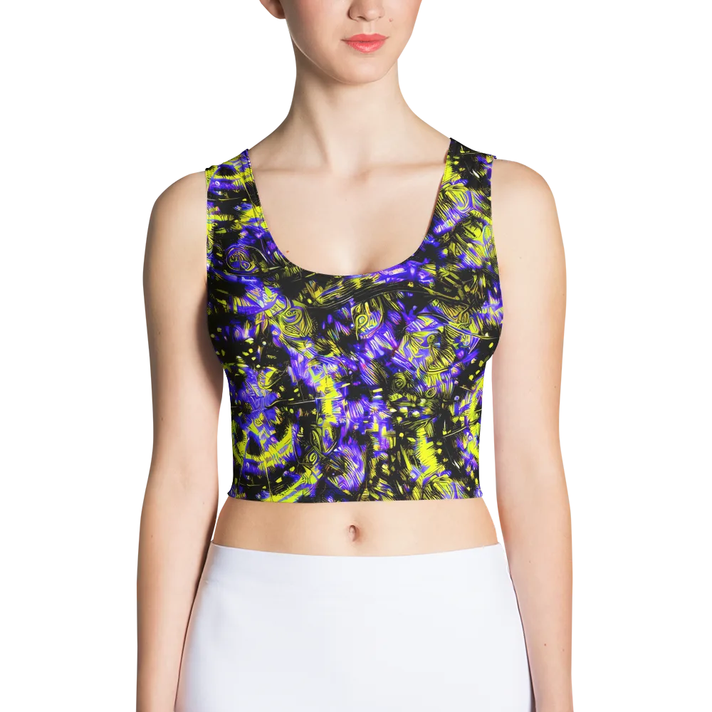 Acid Voltage on Crop Top — Front