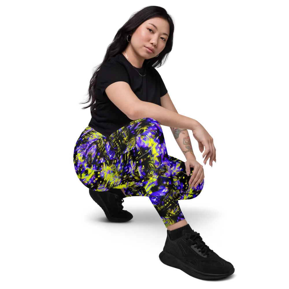 Acid Voltage on Leggings with Pockets — Right Front