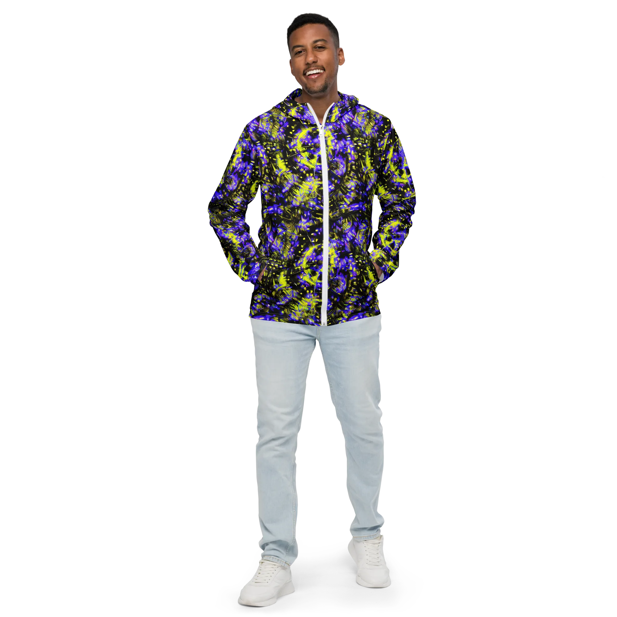 Acid Voltage on Men's Windbreaker — Front