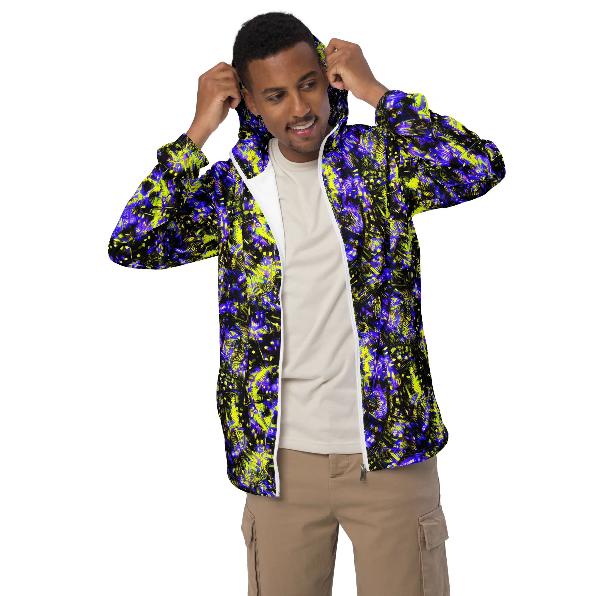 Acid Voltage on Men's Windbreaker — Front