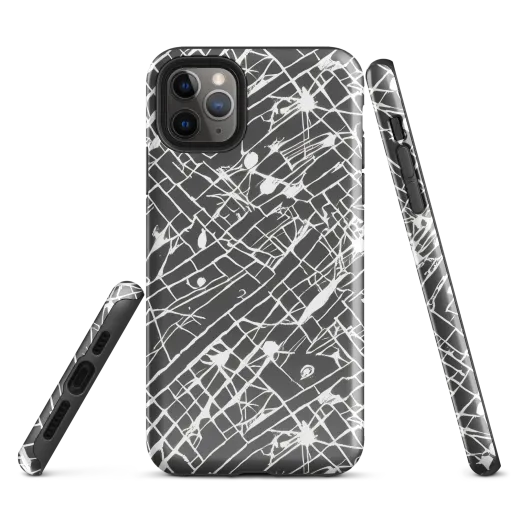 Ink Grid on a Tough Case for iPhone®