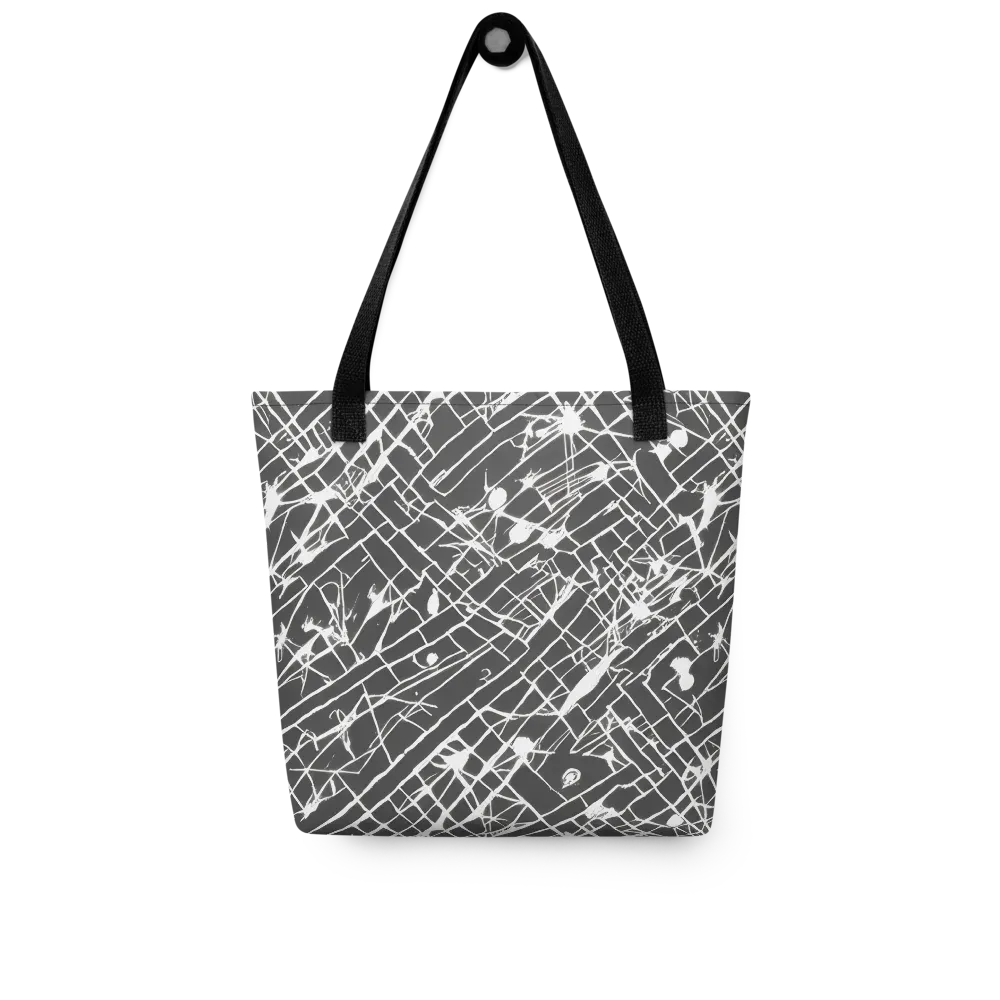 Ink Grid on Tote Bag — Front