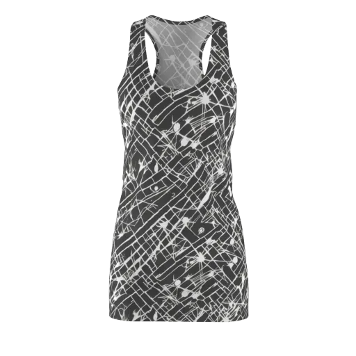 Ink Grid on a Racerback Dress