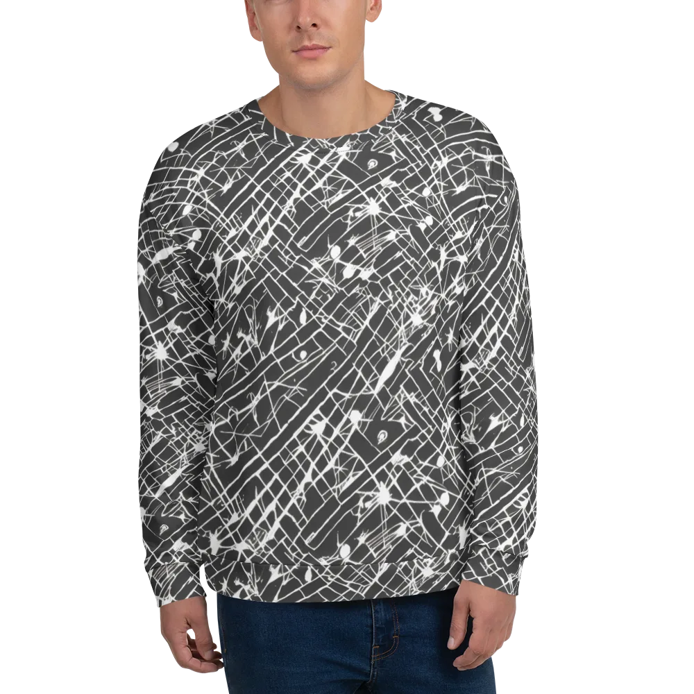 Ink Grid on Sweatshirt — Front